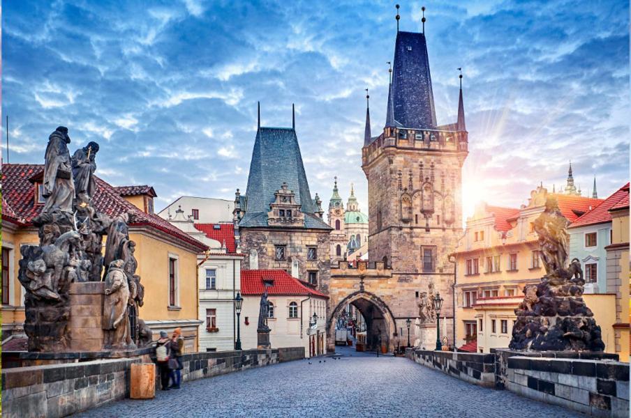 Andel Apartment With Terrace Prague Ngoại thất bức ảnh