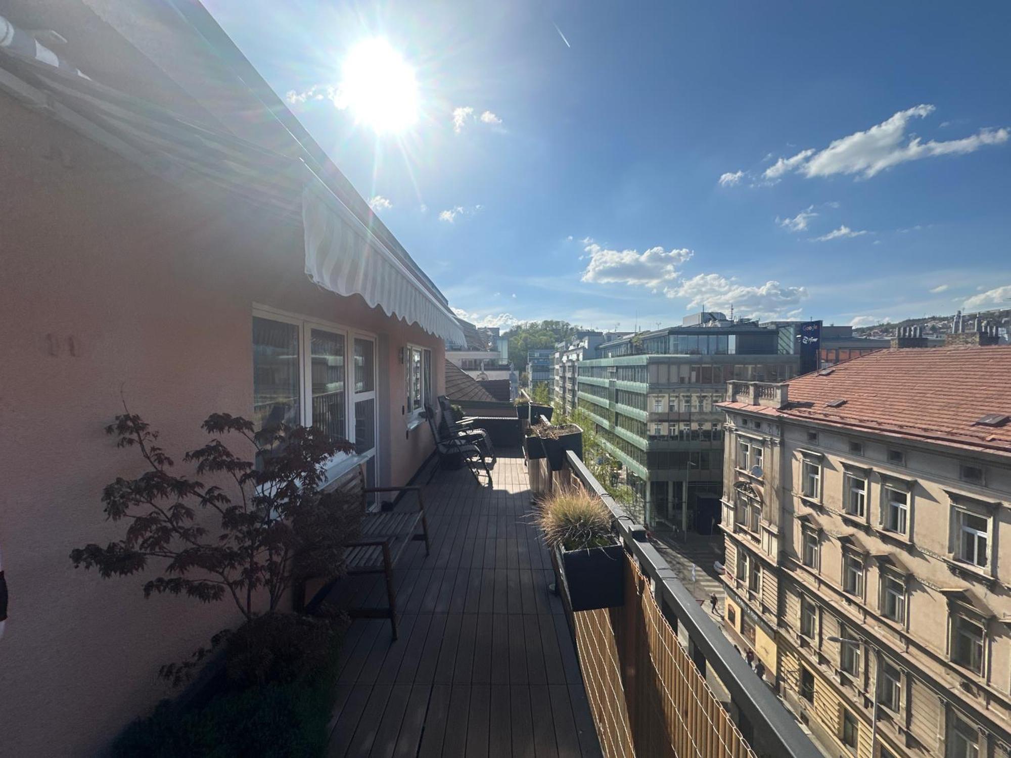 Andel Apartment With Terrace Prague Ngoại thất bức ảnh